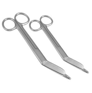 Tijeras para Vendas Lister de Acero Inoxidable, Rectas y Curvas, Tijeras Médicas para Trauma y Cirugía, 14.5 cm - Product Image 6