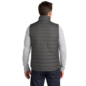 Chaleco acolchado ligero de pato de invierno personalizado para hombre, chaqueta acolchada sin mangas resistente al agua, chaqueta acolchada de algodón de talla grande para exteriores - Product Image 3