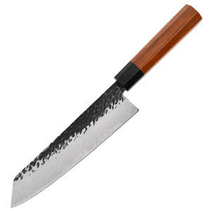 Venta al por mayor personalizado de alta calidad OEM ODM servicio cuchillo de Chef de cocina acero carne fruta cuchillo para cortar verduras con mango de madera - Product Image 2