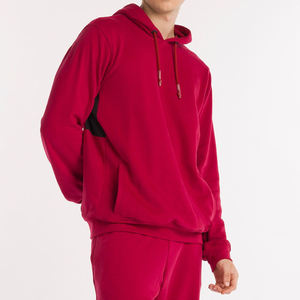 Ensemble de pantalons de survêtement à capuche surdimensionnés respirants de style streetwear 100% coton pour hommes survêtements d'hiver décontractés avec sweat à capuche string - Product Image 6