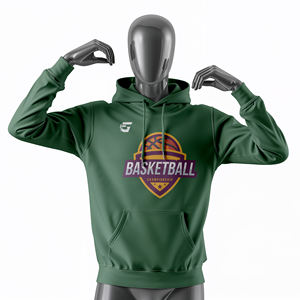 Sudadera con capucha de entrenamiento deportivo de poliéster Sudadera con capucha de gimnasio personalizada - Product Image 2