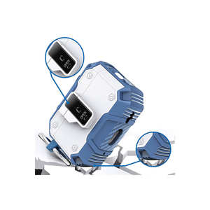 Étui Airbag en TPU Durable Netzy Blue pour Apple AirPods 3ème Génération, Design 3D, Protection Antichoc, Coque de Bouton pour Écouteurs - Product Image 5