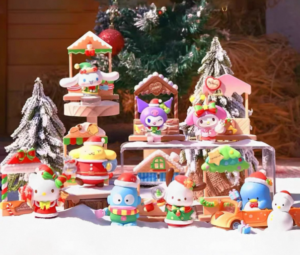 TOPTOY Sanrio Characters Marché de Noël 6 boîtes/ensemble