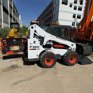 Cargadora de Ruedas Mini Usada Original <span class=keywords><strong>Bocat</strong></span> 2019 2018 S550 S770, Retroexcavadora con Dirección Deslizante - Product Image 2