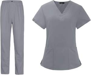 Uniforme Médico Unisex de Verano, Tela Vaquera, Bata de Laboratorio con Spandex, Estampado Digital, Detección de Agujas, para Hombre y Mujer - Product Image 2