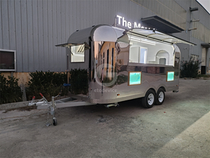 Street Mobile Fast Food Cart by Manufacturer Outdoor <b>Car</b> Trailer <b>Push</b> Truck for Restaurants for Ice Cream in USA - Product Image 2