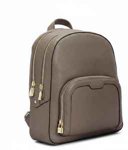 Mochila de Cuero Genuino Color Beige Nude Premium para Mujer, Pequeña, de Lujo, Moderna, Linda, para Viajes, Bolso de Mano, EE. UU. - Product Image 1