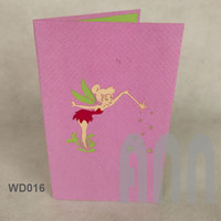 Tarjeta Pop-Up 3D de Tinker Bell, Diseño Kirigami Hecho a Mano, Tradicional para San Valentín, Cumpleaños, Año Nuevo, Recuerdo