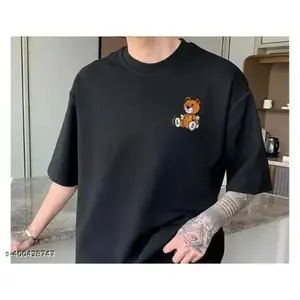 High Quality Pima Cotton Blank 220GSM Light Weight USA Tshirt Streetwear Oversize Drop Shoulder Mositure-Wicking T <b>Shirt</b> <b>Men</b> - Product Image 1