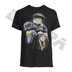 Impression de logo personnalisé T-shirt écologique à manches courtes en coton et polyester T-shirts à motifs graphiques pour hommes - Product Image 3