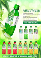 500ml Origineel 100% Natuurlijk Versgeperst Aloë Vera Sap Zonder Suiker Puree Fles OEM/ODM Private Label Gekochte Producten