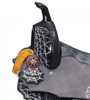 Selle de cheval à succès, en cuir indien pur à 200%, selle western, design araignée, design personnalisé, prix le plus bas, siège doux