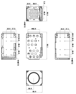 Uv-Zn3130G 3MP 30x toàn cầu màn trập AF cháy thông minh phát hiện quang học Defog Zoom mạng Máy ảnh mô-đun - Product Image 6