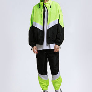 2025 nouvelle conception personnalisée de haute qualité coupe-vent costume prix de gros tendance hommes survêtements coupe-vent costume - Product Image 1