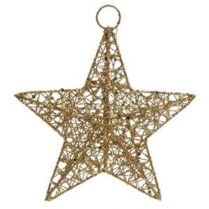 Silver Plated Wire Christmas <b>Star</b> Decoration - Product Image 3