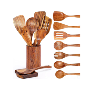 Ustensiles de cuisine en bois de teck écologiques pour la cuisine, ustensiles de cuisine faits à la main pour la vente en gros de restaurants en provenance du Vietnam - Product Image 4