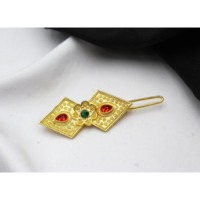 Accessoires de cheveux en alliage épingle à cheveux ensembles coréen dubai plaqué or bijoux de cheveux design indien épingle à cheveux pour la mariée nouvelle collection