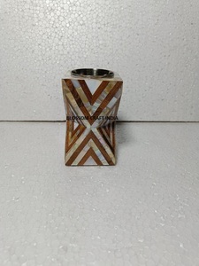 Quemador de madera con incrustaciones de madreperla hecho a mano, Mabkhara de madera, soporte de incienso de sándalo de alta calidad, regalo de negocios de lujo - Product Image 3