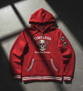 Sweat à capuche thermique streetwear vintage délavé à l'acide en molleton 100% coton lourd d'hiver personnalisé pour hommes - Product Image 5