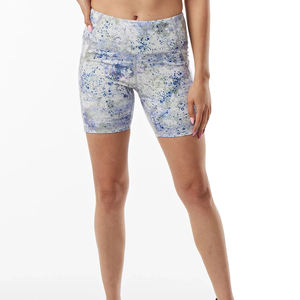 Gran oferta de pantalones cortos de compresión de moda para mujer/pantalones cortos de compresión hechos con material impreso y de secado rápido para mujer - Product Image 1