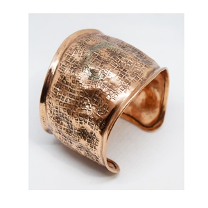 2026 Europe women jewelry Handmade Partywear Fashion Solid <b>COPPER</b> Cuff <b>bracelets</b> Handmade <b>Bracelet</b> floral <b>Copper</b> cuff <b>bracelet</b> - Product Image 6