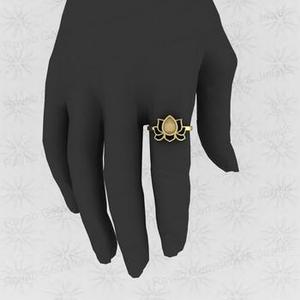 Excelente calidad 925 Plata 6x8mm Oval Semi montaje en blanco ajuste Lotus diseñador anillo para leche materna recuerdo joyería fina para mujer - Product Image 3