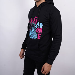 Sudadera con Capucha Personalizada para Hombre, Diseño Casual Holgado para Invierno, Poliéster/Algodón, Secado Rápido, Transpirable, con Bolsillo - Product Image 3