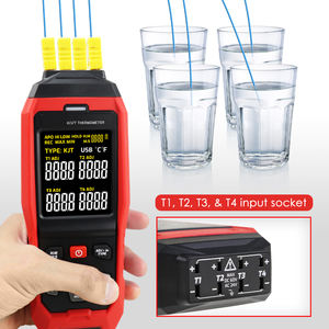 Termómetro termopar digital K/J/T de 4 canales con registro de datos, alarma visible y funciones de compensación (OEM) - Product Image 4