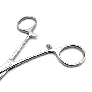 Pinzas de abrazadera de toalla Backhaus veterinaria de acero inoxidable quirúrgico 3,5 "Instrumentos de Cirugía General abrazadera de toalla de acero de alta calidad - Product Image 4