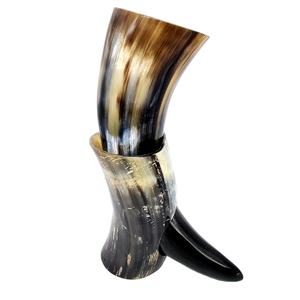 Cuerno vikingo de la mejor calidad genuina para beber alimentos, cuerno vikingo seguro con soporte para el hogar y la Oficina en Star Crafts India - Product Image 1