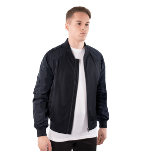 Chaqueta universitaria de satén personalizada para hombre, chaqueta bomber de invierno de gran oferta de estilo callejero con cuello levantado de alta calidad - Product Image 4