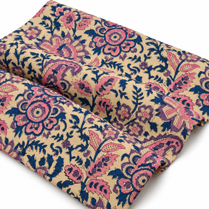 Tela Floral 100% Algodón con Estampado a Mano para Ropa de Cama, Fundas de Edredón y Diseños Personalizados - Product Image 6