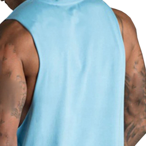 Transpirable de secado rápido sin mangas Gym Tank-Top Mesh Stretch Fabric Workout Chaleco deportivo para hombres - Product Image 6