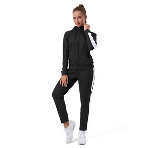 Ensemble de survêtement personnalisé deux pièces pour femme en molleton de coton, effet vieilli, zippé, écologique, séchage rapide, comprenant un sweat à capuche et un short de jogging - Product Image 1