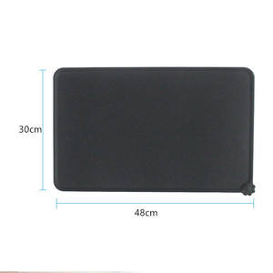 Solid <b>Silicone</b> Pet Feeding <b>Mat</b> Non-Slip Leak-Proof for Cats and Dogs - Product Image 6