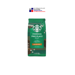 Star Bucks Medium Roast Pike Place Roast 200g 100% Arabica grano entero Halal Malasia distribuidor autorizado al por mayor compra a granel - Product Image 1