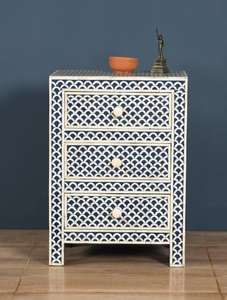 Meuble de rangement élégant en os incrusté, design unique, fait main, décoration d'intérieur, disponible au prix direct usine - Product Image 5