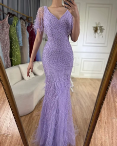 Robe de soirée sophistiquée, détail tissé, robe de soirée élégante, femmes, nouvelle arrivée à Dubaï, occasion formelle, motif satiné - Product Image 5