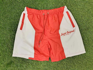 2025 conjunto de chándal cortavientos de nailon transpirable personalizado para hombre sólido verano alta calidad ajuste relajado estilo informal diseño corto - Product Image 6