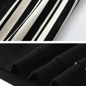 Chándal de talla grande 10XL para hombre, sudadera, pantalones de chándal, conjuntos para hombre, diseño de rayas informales de otoño, trajes para hombre de talla grande - Product Image 5