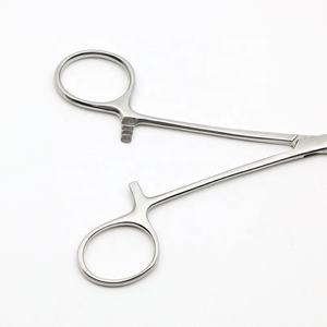 Pinzas Quirúrgicas Hemostáticas, Juego de Instrumentos Manuales de Acero con Punta Recta y Curva - Product Image 3