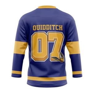 Camisetas deportivas personalizadas de alta calidad, camisetas de hockey sublimadas OEM con diamantes de imitación, camisetas deportivas clásicas, uniformes para hockey sobre hielo - Product Image 4