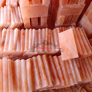 อิฐเกลือหิมาลัยสีชมพูธรรมชาติ100% แกะสลักด้วยมือได้รับการรับรองมาตรฐาน ISO สำหรับตกแต่งบ้านห้องซาวน่า - Product Image 3