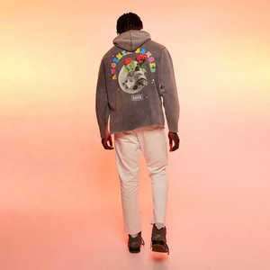 เสื้อฮู้ดและเสื้อสเวตเตอร์คอตตอน3D พัฟสำหรับผู้ชายเสื้อผ้าโลโก้แบบออกแบบได้ตามต้องการสำหรับฤดูหนาว - Product Image 4