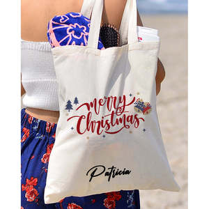 Christmas Bells Cotton <b>Bags</b> Festive Decorative Accessories for Holiday Season - Product Image 3