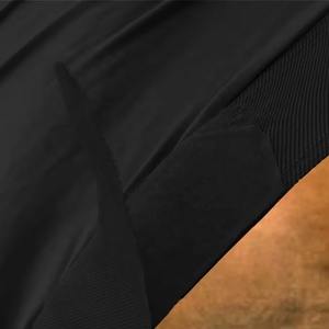 Masque de mouche de cheval en maille douce respirante Protection UV légère Couverture complète du nez et des oreilles pour l'équitation en plein air Culotte de confort - Product Image 4