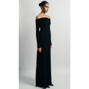 ชุดเดรสสตรีแขนยาวผ้าแจ็คการ์ดลายลูกไม้ผ้าแจ็คการ์ดแขนยาวของผู้หญิงชุดผ้าที่เป็นมิตรกับสิ่งแวดล้อมสำหรับผู้หญิงสีขาวดีไซน์เป็นเอกลักษณ์ - Product Image 1