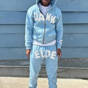 Customized 100% Cotton High Quality Men's <b>Thermal</b> <b>Hoodie</b> Zipper Relaxed Fit Street Wear Fashion Custom Blank Men <b>Hoodie</b> - Product Image 5