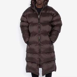 À la mode hommes longue doudoune Streetwear mode matelassé manteau d'hiver avec remplissage isolé en gros hommes longue doudoune - Product Image 3