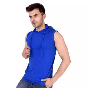 Sudadera con capucha sin mangas para hombre y mujer, ropa de calle informal de Hip-Hop, personalizada, para gimnasio, entrenamiento, otoño e invierno, venta al por mayor - Product Image 2